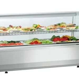 Banco freddo Bartscher 3/1GN vetro rotondo 405057