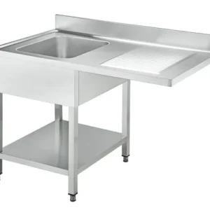 bergman PROFILINE lavello 700 con 1 vasca sinistra e sporgenza del piatto B1200 65693