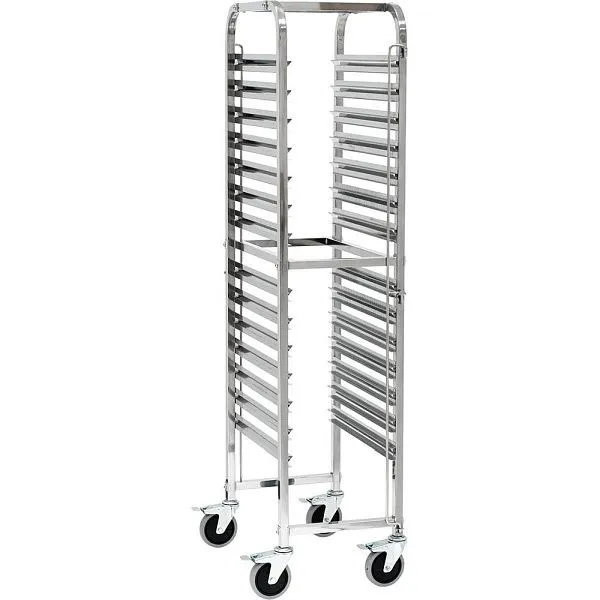 Carrello portavassoi Stalgast acciaio inossidabile adatto per 14 x GN 1/2 590 x 670 x 1735 mm (LxPxA) LT0706021
