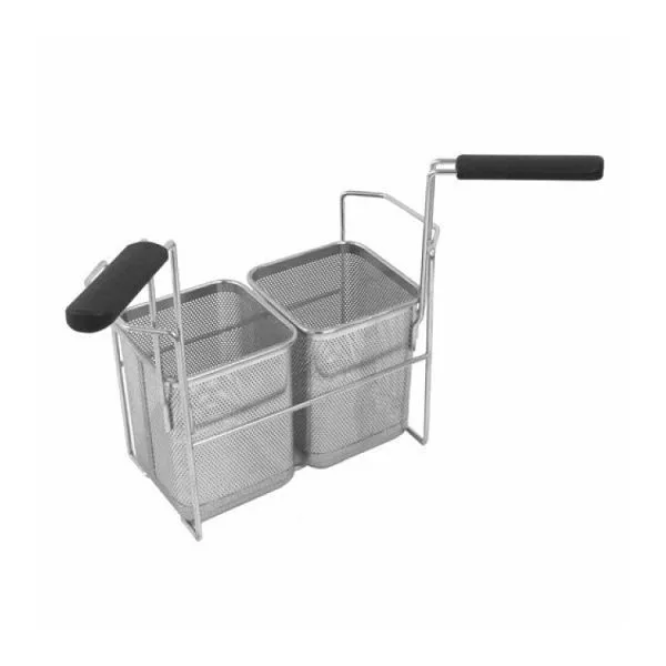 Cestello per spaghetti Gastro-Inox 700 "High Performance" acciaio inossidabile Gastronorm 1/6 set di 2 1...