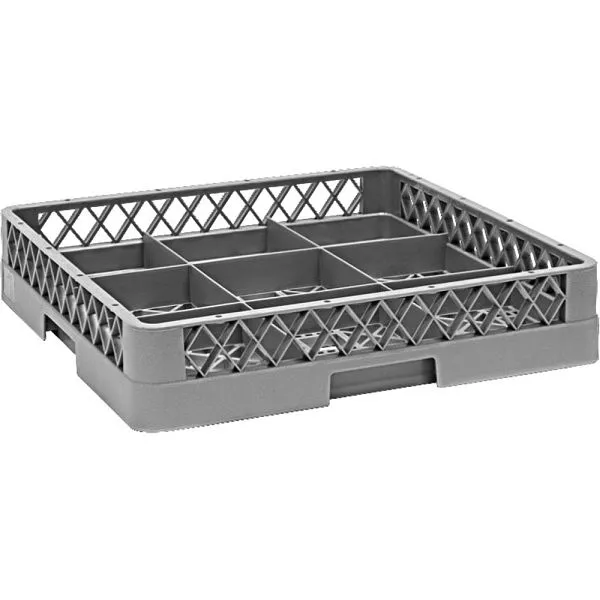 Cesto lavaggio gel-o-mat per bicchieri + tazze con 9 scomparti 500x500x104 mm 3043.SK9