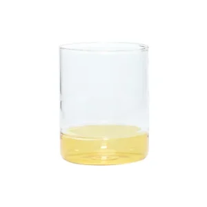 Chiosco vetro giallo Hübsch - 10cm