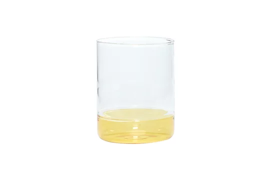 Chiosco vetro giallo Hübsch - 10cm