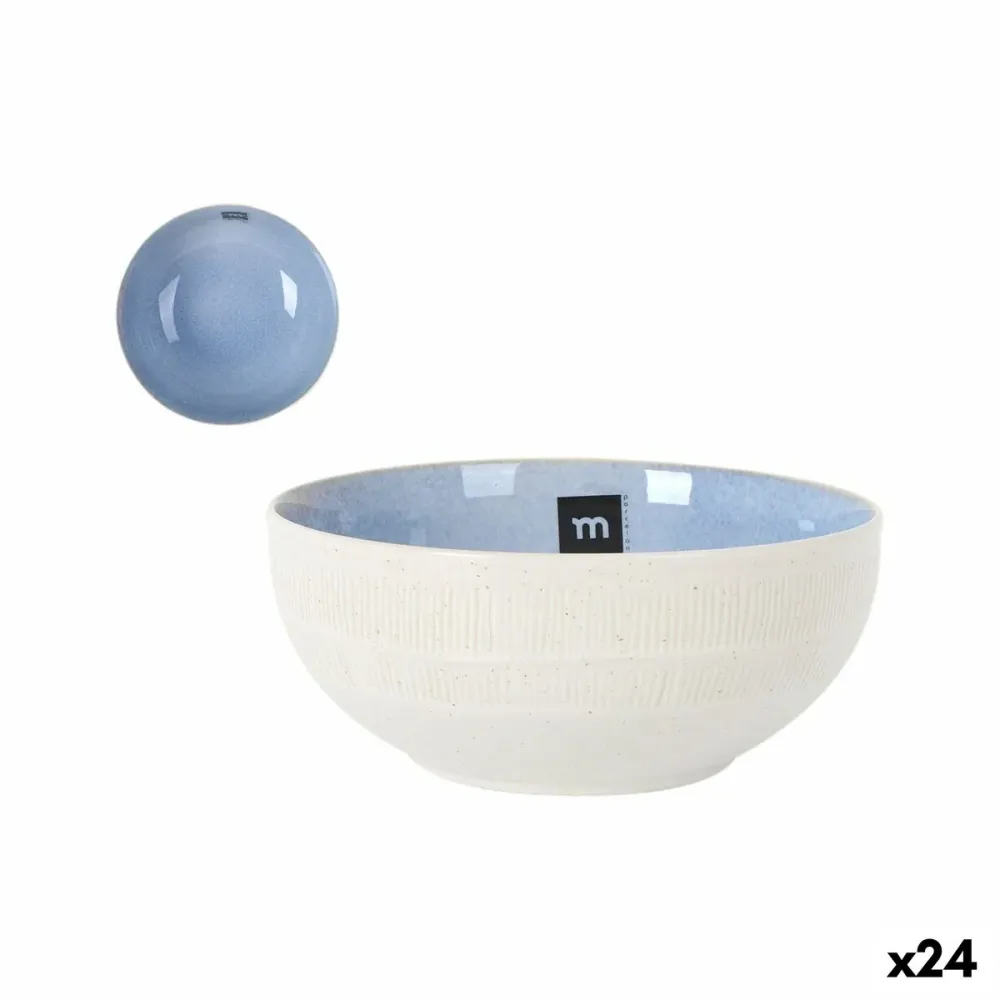 Ciotola La Mediterránea Calobra Azzurro Ø 15,5 cm (24 Unità)