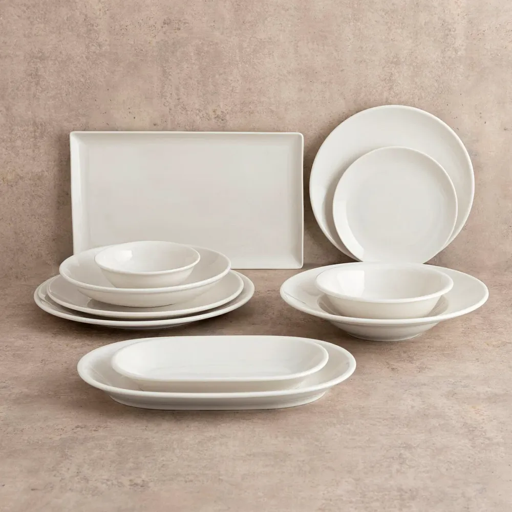 Ciotola per Aperitivi Bidasoa Harmony Hydrozero Bianco Ceramica (6 Unità)