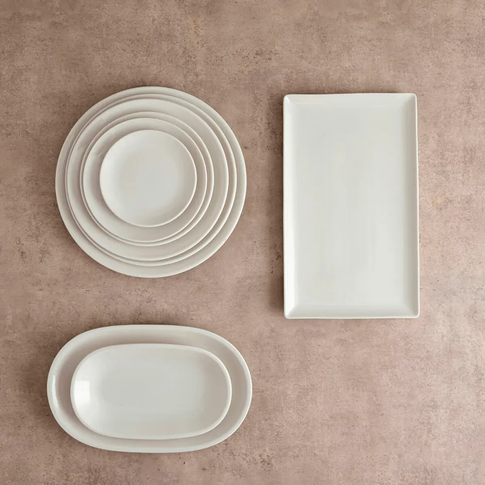 Ciotola per Aperitivi Bidasoa Harmony Hydrozero Bianco Ceramica (6 Unità)