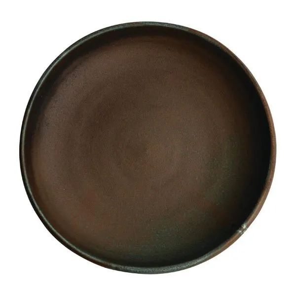 Ciotola tela OLYMPIA con bordo elevato 23 cm verde scuro PU: 6 pezzi FA327