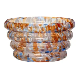 Ciotola vetro multicolore Blaze Hübsch - 31cm