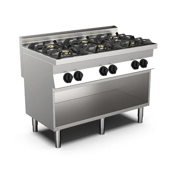 Cucina gas Mareno M0-700 6 fuochi 120cm 170.403