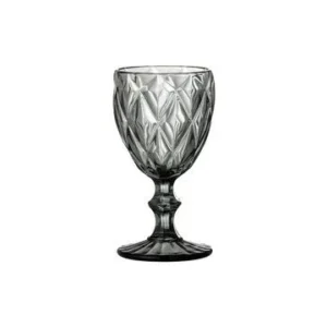 H17 Bicchiere da vino vetro grigio Asana Bloomingville - 17cm