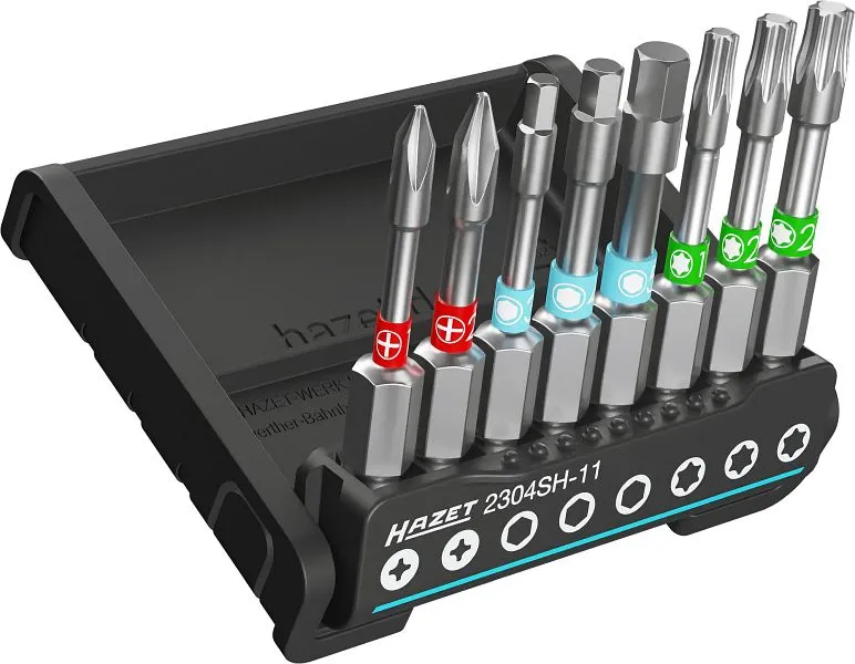 Hazet SmartHolder con 8 inserti ampio esagono 6.3 profilo esagonale interno profilo Phillips PH profilo TORX® interno nume...