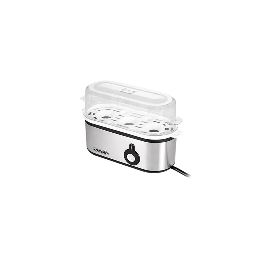 Mesko MS 4485 Egg Boiler Cooker 3 Eggs Electric Cook Soffice Medium Hard Poacher Steamer