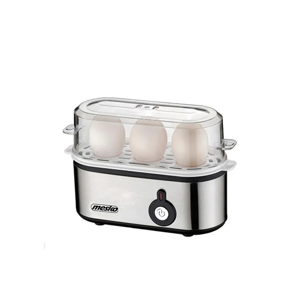 Mesko MS 4485 Egg Boiler Cooker 3 Eggs Electric Cook Soffice Medium Hard Poacher Steamer