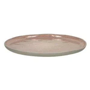 Piatto gres rosa Spiro Pomax - 27cm