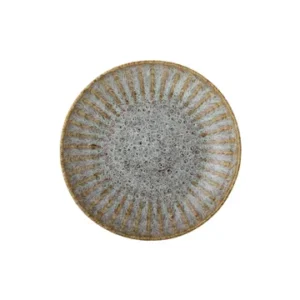 Piatto per la pasta gres sabbia forma di fiore Bloomingville - 22cm