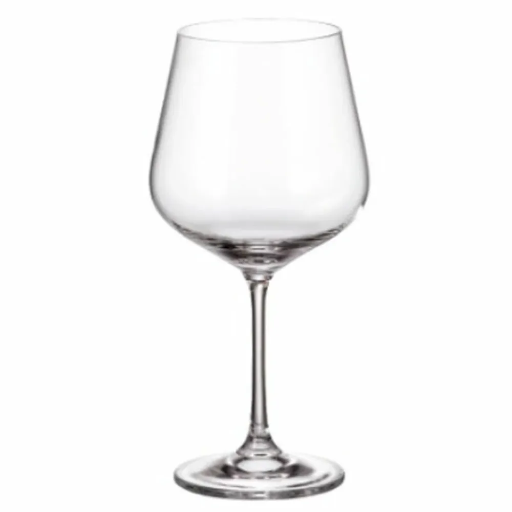 Set di calici da vino Bohemia Crystal Sira 600 ml 6 Pezzi (6 Unità) (4 Unità)