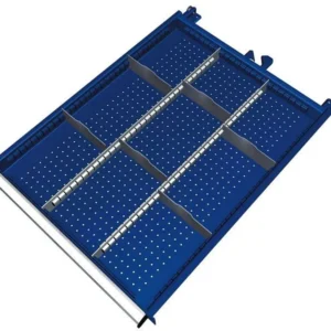 Set materiale di suddivisione KLW per cassetti altezza vano 50 mm armadio SEB dimensioni armadio 572 x 750 mm L x P SEB-B0...
