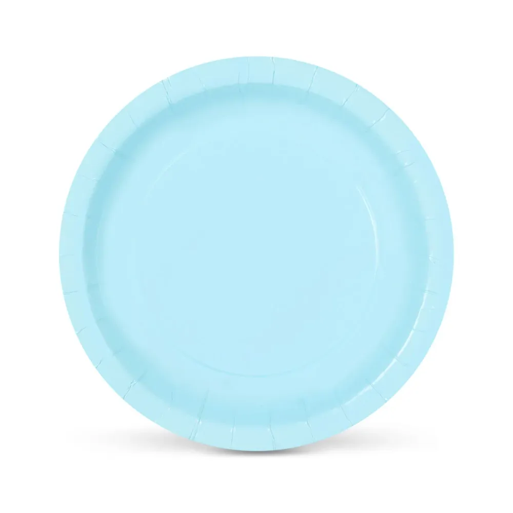 Set di piatti Algon Azzurro 20 cm 10 Pezzi (24 Unità)