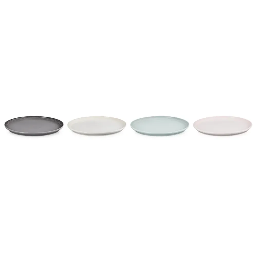 Set di 4 piatti ceramica Coupe Le Creuset