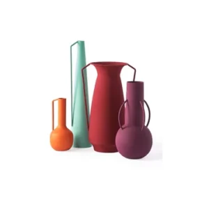 Set di 4 vasi ferro riciclato multicolore h45cm Evening Roman Pols Potten - 45cm