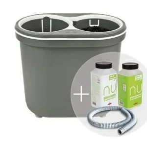 Spülboy lavabicchieri NU water+ portatile e detergente grigio 1700146