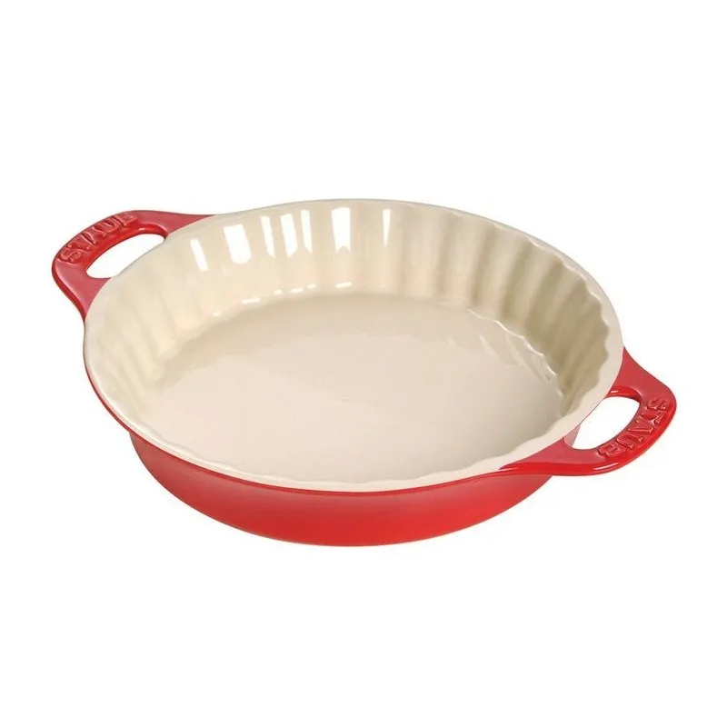 Tortiera Tonda 36 cm Rossa Ceramica