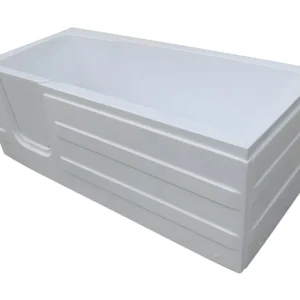 Vasca angolare angolo sinistra Sportello Sifone incluso 235l 170 x 76 x 62 cm SERVEE