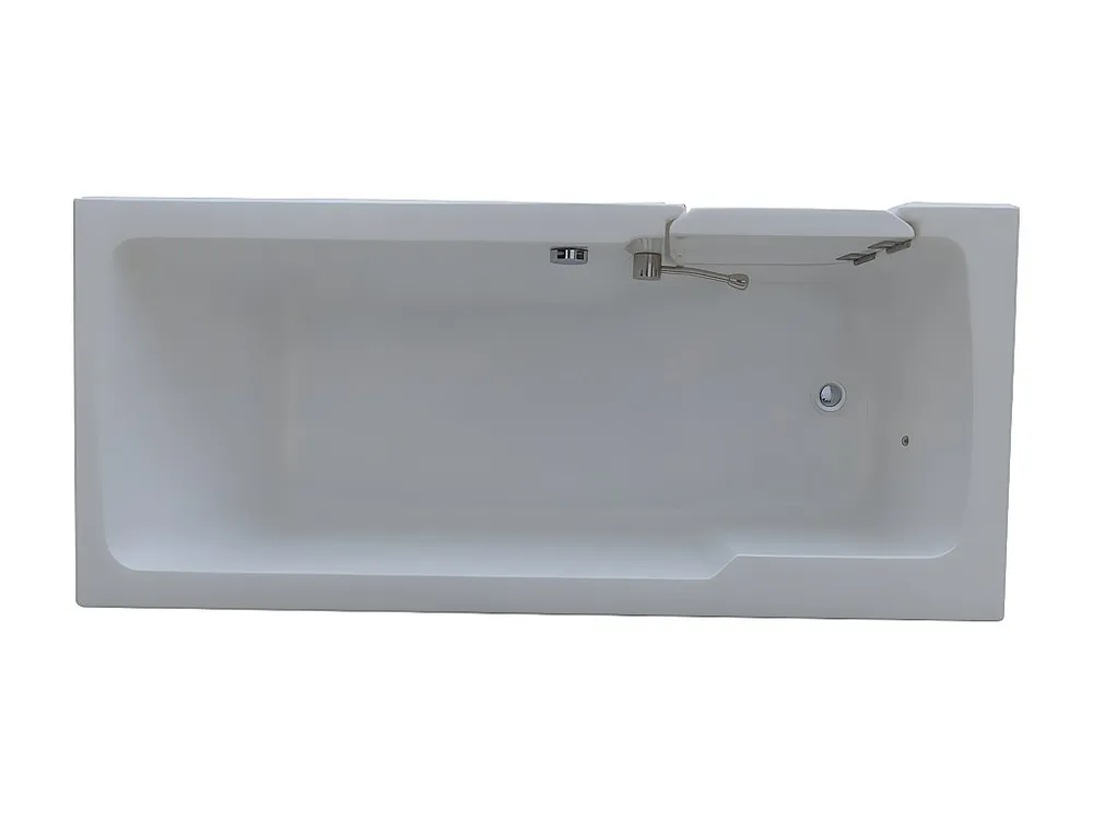 Vasca angolare angolo sinistra Sportello Sifone incluso 235l 170 x 76 x 62 cm SERVEE