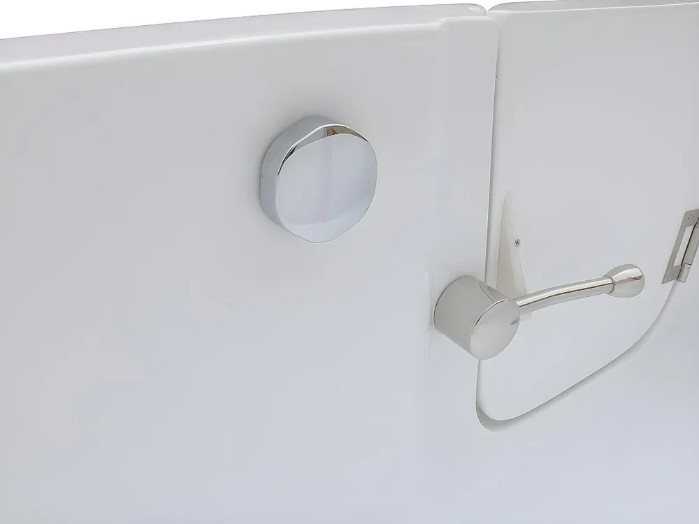Vasca angolare angolo sinistra Sportello Sifone incluso 235l 170 x 76 x 62 cm SERVEE