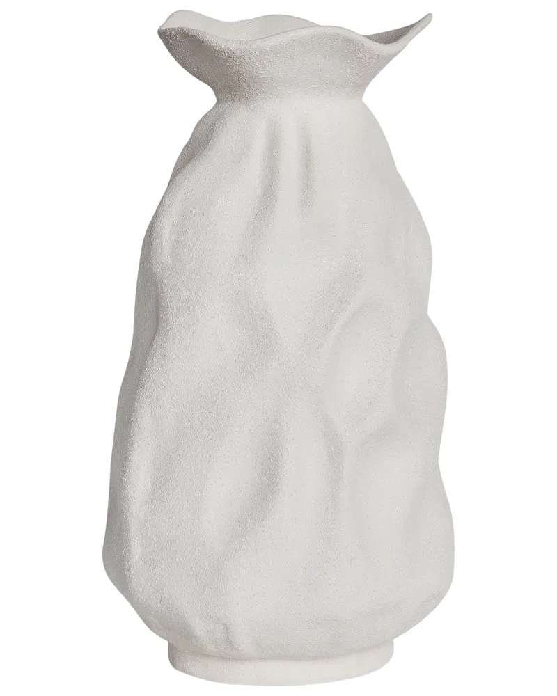 Vaso da fiori CATTAIL Ceramica Bianco sudicio