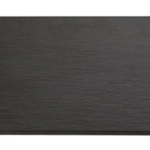 Vassoio APS GN 1/1 -SLATE- 53 x 325 cm altezza: 1 cm melamina nero aspetto ardesia con piedini antiscivolo 83955