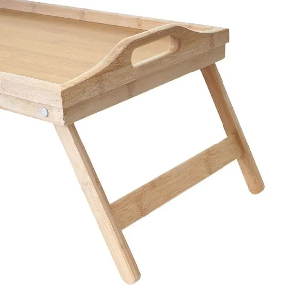 Vassoio Mendler HWC-B88 vassoio da portata vassoio legno vassoio per la colazione vassoio decorativo bambù 21x64x30cm 60736