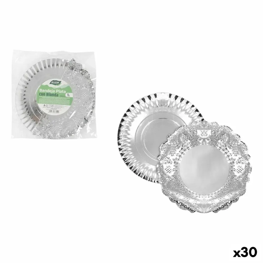 Vassoio per aperitivi Algon Rotondo 30 cm (30 Unità)