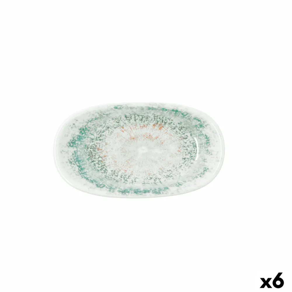 Vassoio per aperitivi Bidasoa Kai Hydrozero Bianco 19 x 11 cm (6 Unità)