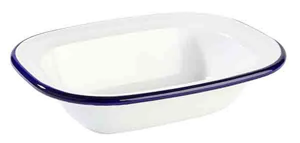 Ciotola APS -ENAMELWARE- 16 x 12 cm altezza: 35 cm lamiera d'acciaio smaltata interno: bianco esterno: bianco 40667
