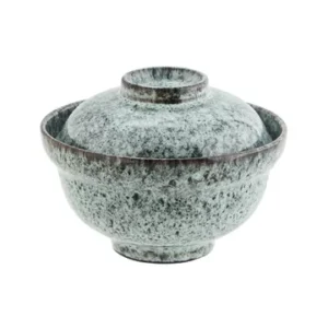Ciotola ceramica blu con coperchio Plota Madam Stoltz - 16cm