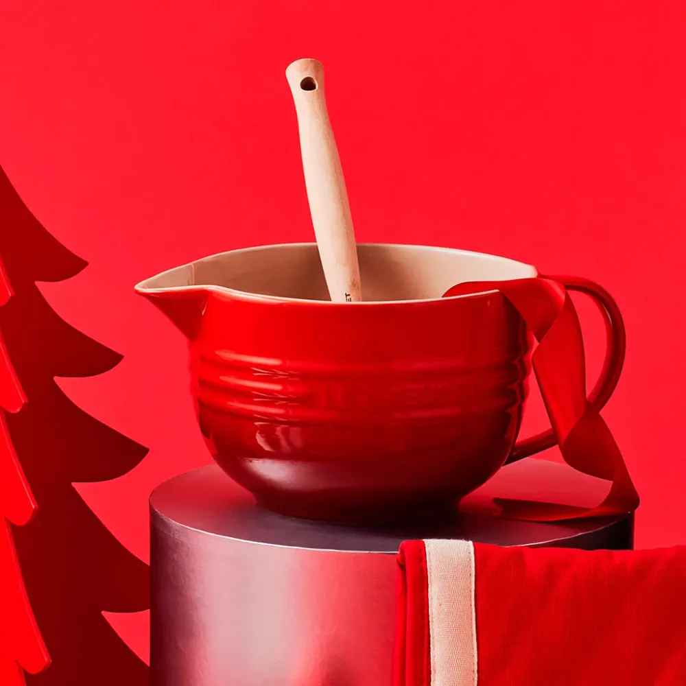 Ciotola ceramica con manico e beccuccio Le Creuset