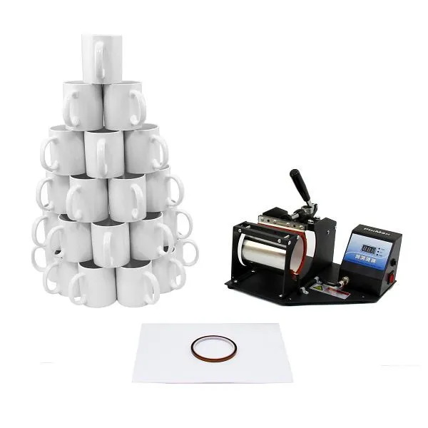 Pressa per tazze PixMax e 72 tazze un set 10150