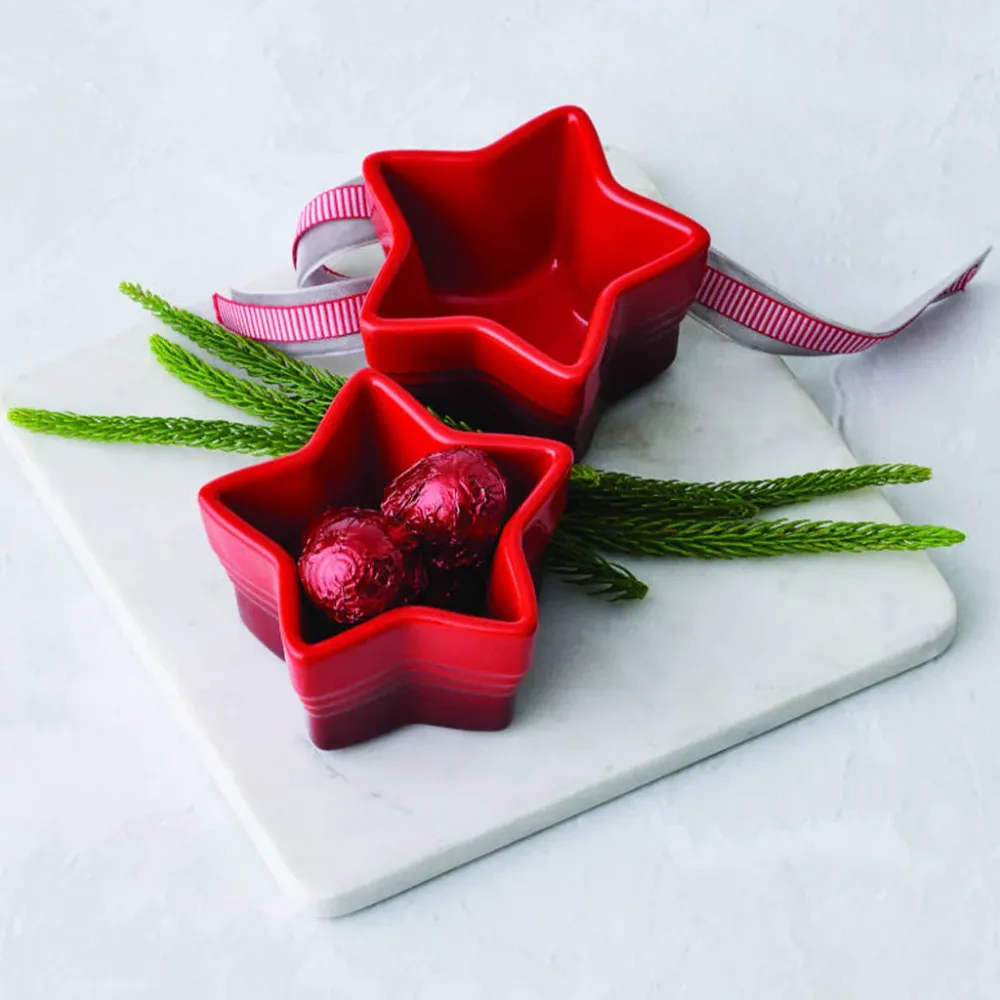 Set di 2 stampini Stella Collezione Christmas Le Creuset