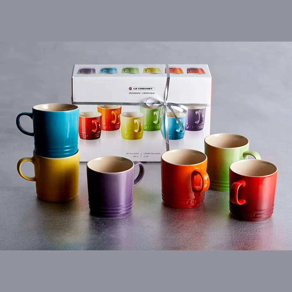 Set di 6 tazze ceramica 100ml Colorato Le Creuset