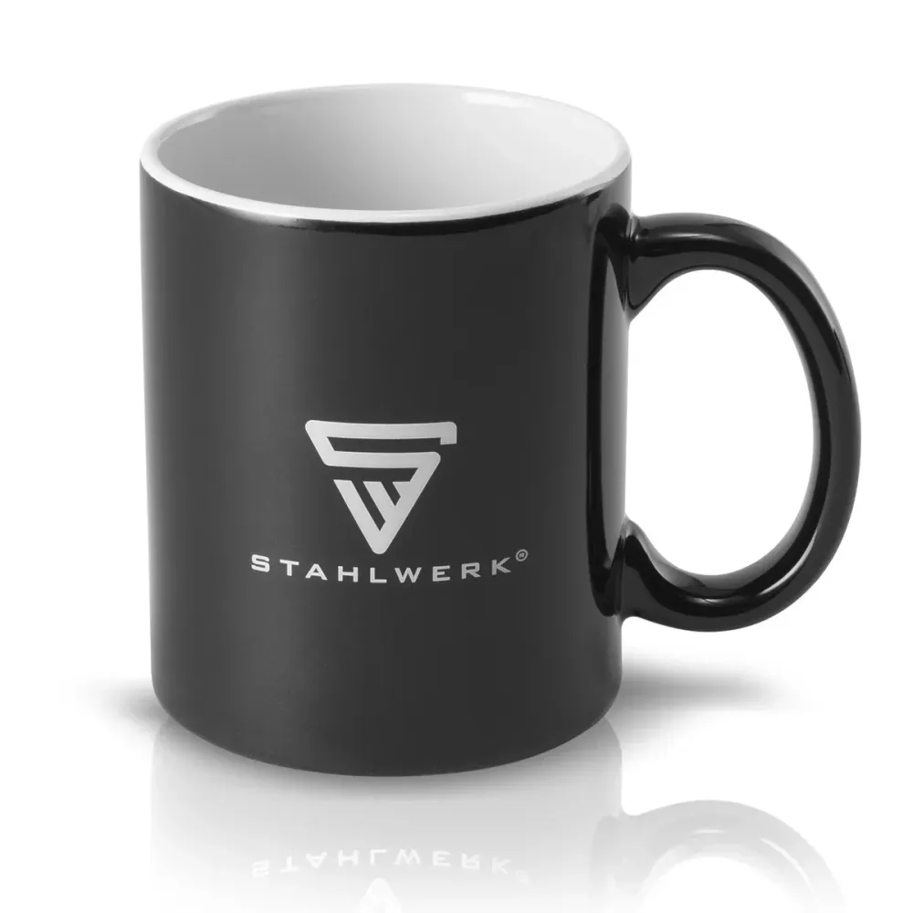 Tazza di acciaio 350 ml di ingente tazza di caffè | Coppa di ceramica | Tazza da caffè, microonde sicuro e lavastoviglie -...