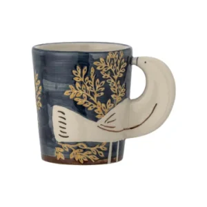 Tazza gres blu Hezha Bloomingville - 9cm
