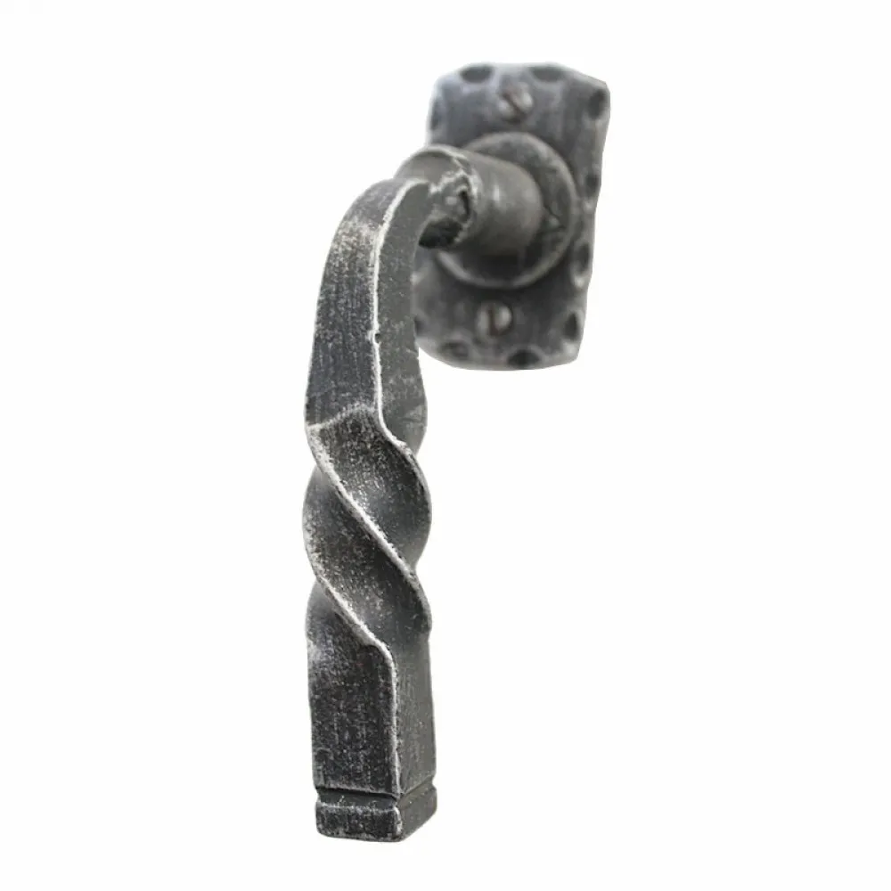 2126 Maniglia Spirale Martellina DK Metallo ferroso Battuto per Finestra Lorenz