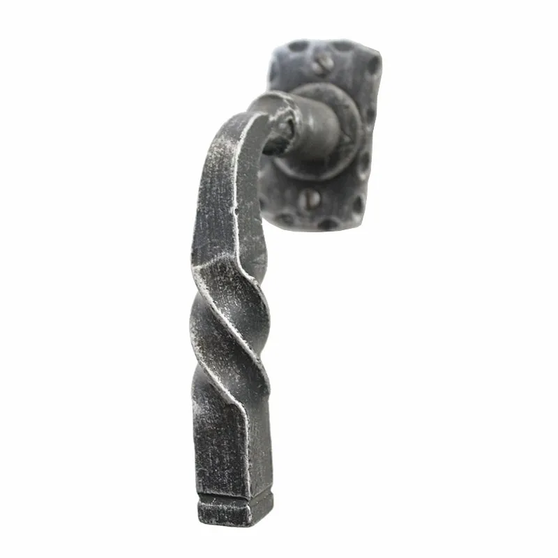 2126 Maniglia Spirale Martellina DK Metallo ferroso Battuto per Finestra Lorenz