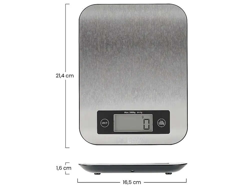 Dayron Bilancia da cucina intelligente Bluetooth acciaio inox con APP