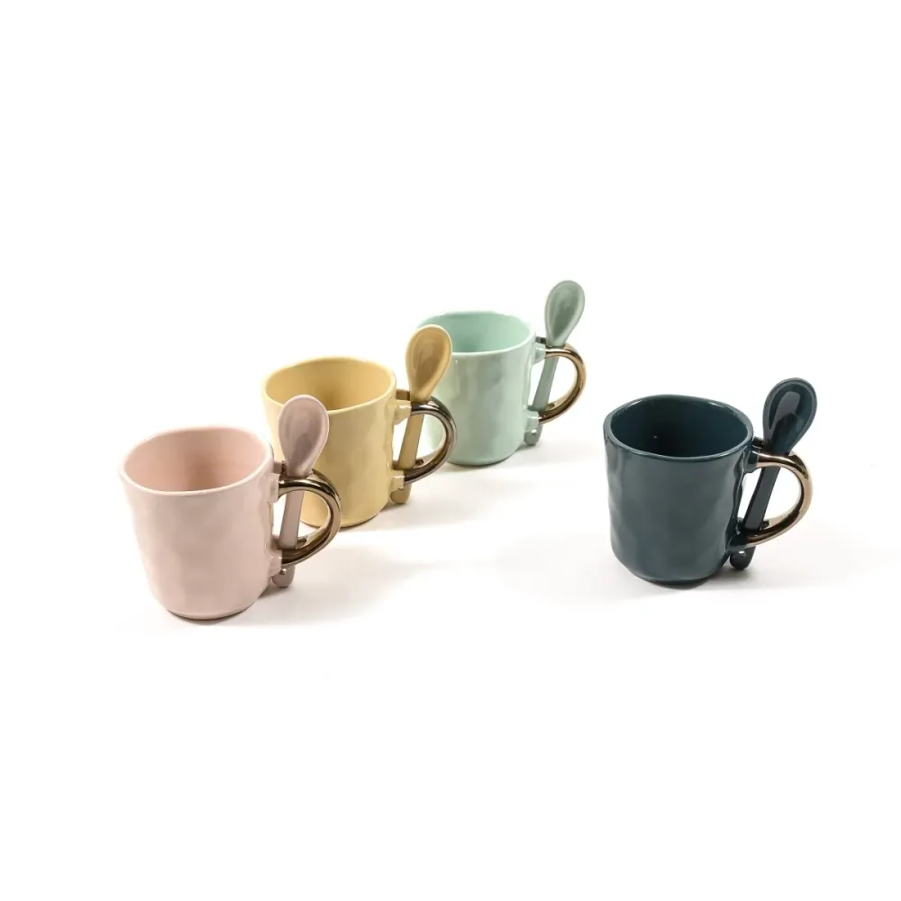Tazzina con Cucchiaino Ceramica 90 ml - 1pz