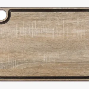 Set di Posate Tagliere bar marrone con canale e gancio 377 x 277 mm