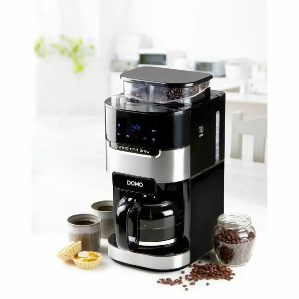 Caffettiera Americana DOMO DO721K 1,5 L Nero Potenza 1500W