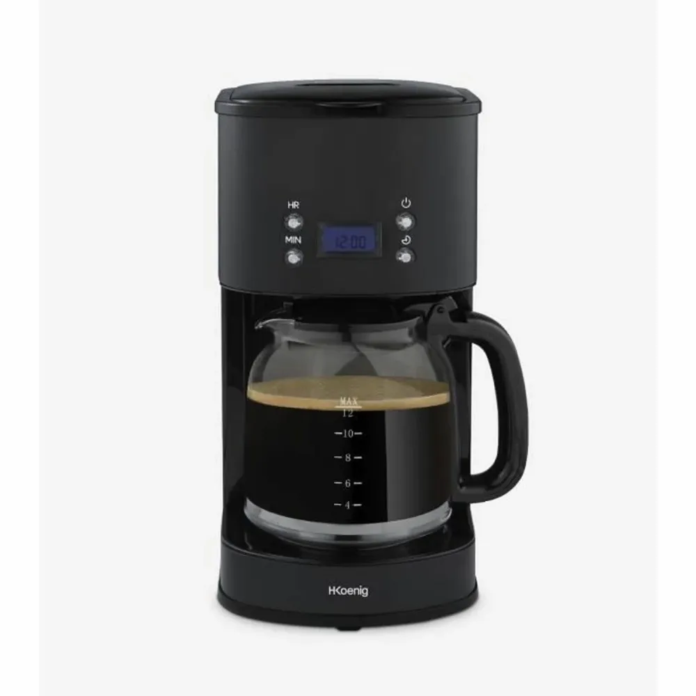 Caffettiera Americana Hkoenig Nero 1000 W Nero Lucido