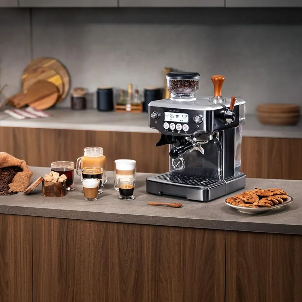 Caffettiera Express Leva Cecotec Power Espresso 20 Barista 2200 W Nero 20 bar